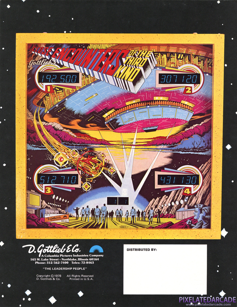 Close Encounters of the Third Kind Advertisement: Back