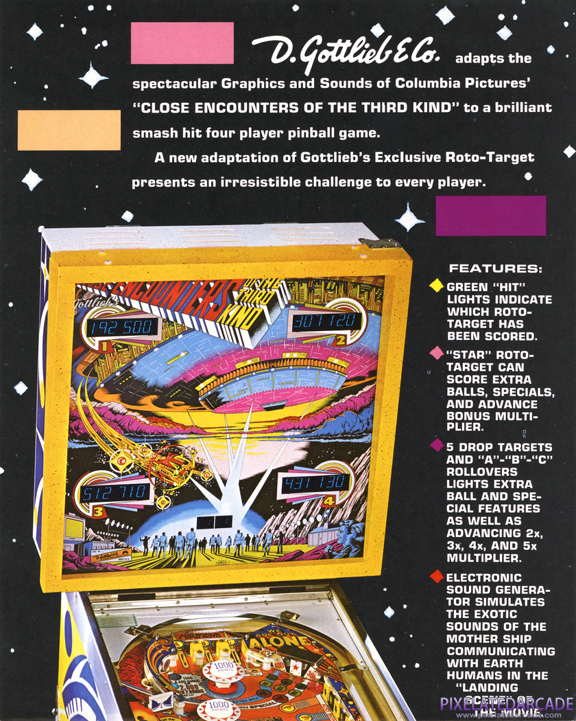 Close Encounters of the Third Kind Advertisement: Inside Top