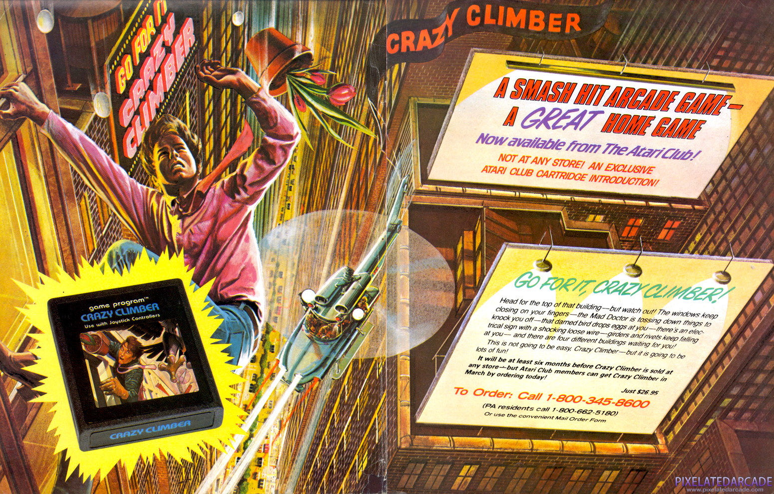 Crazy Climber Advertisement: January 1983 magazine ad