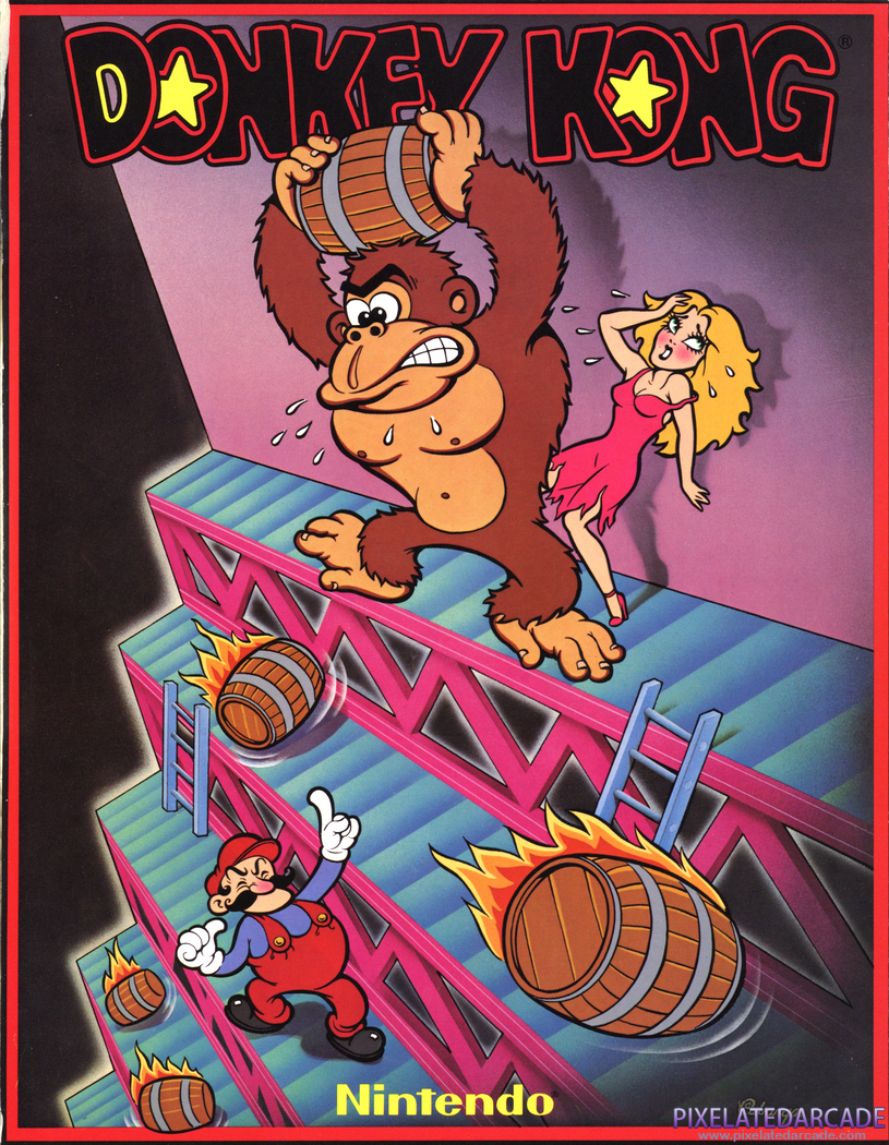 Donkey Kong Advertisement: Donkey Kong flyer - Front