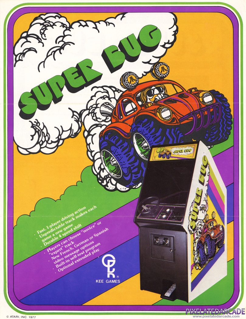 Super Bug Advertisement: Super Bug flyer - Front