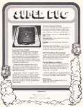 Super Bug flyer - Back