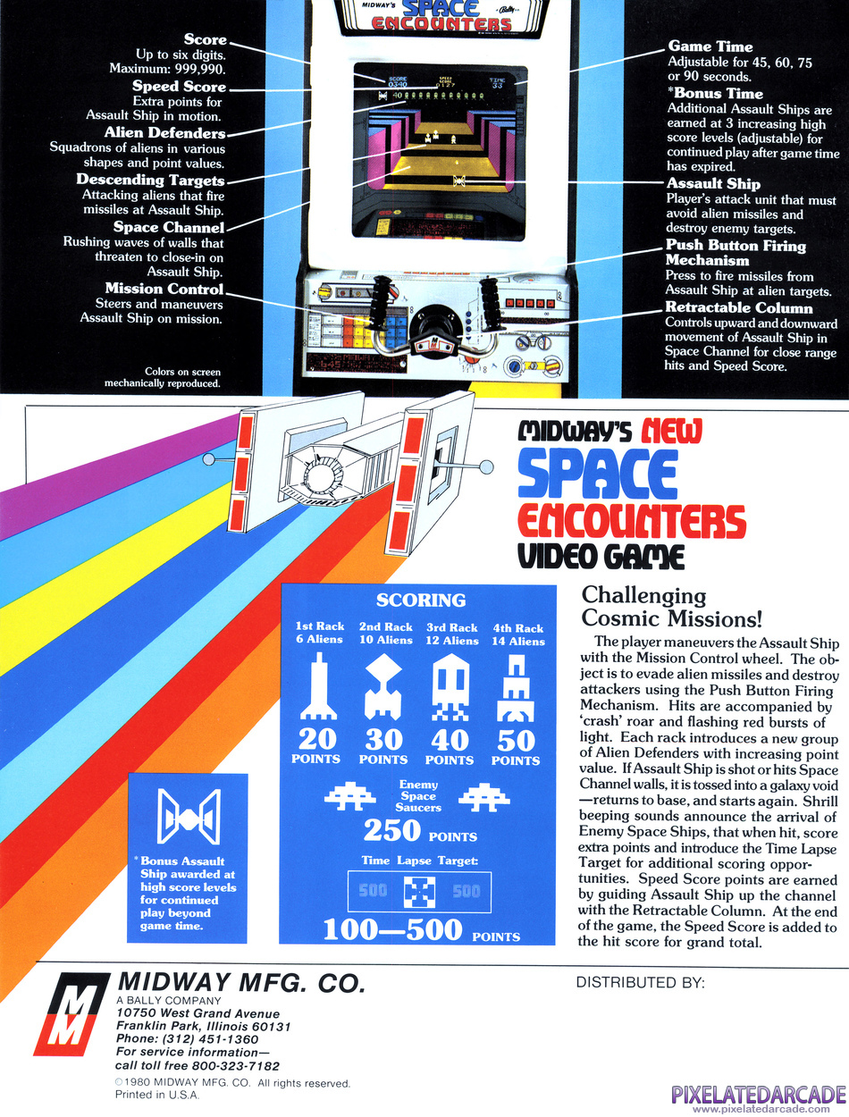 Space Encounters Advertisement: Space Encounters flyer - Back