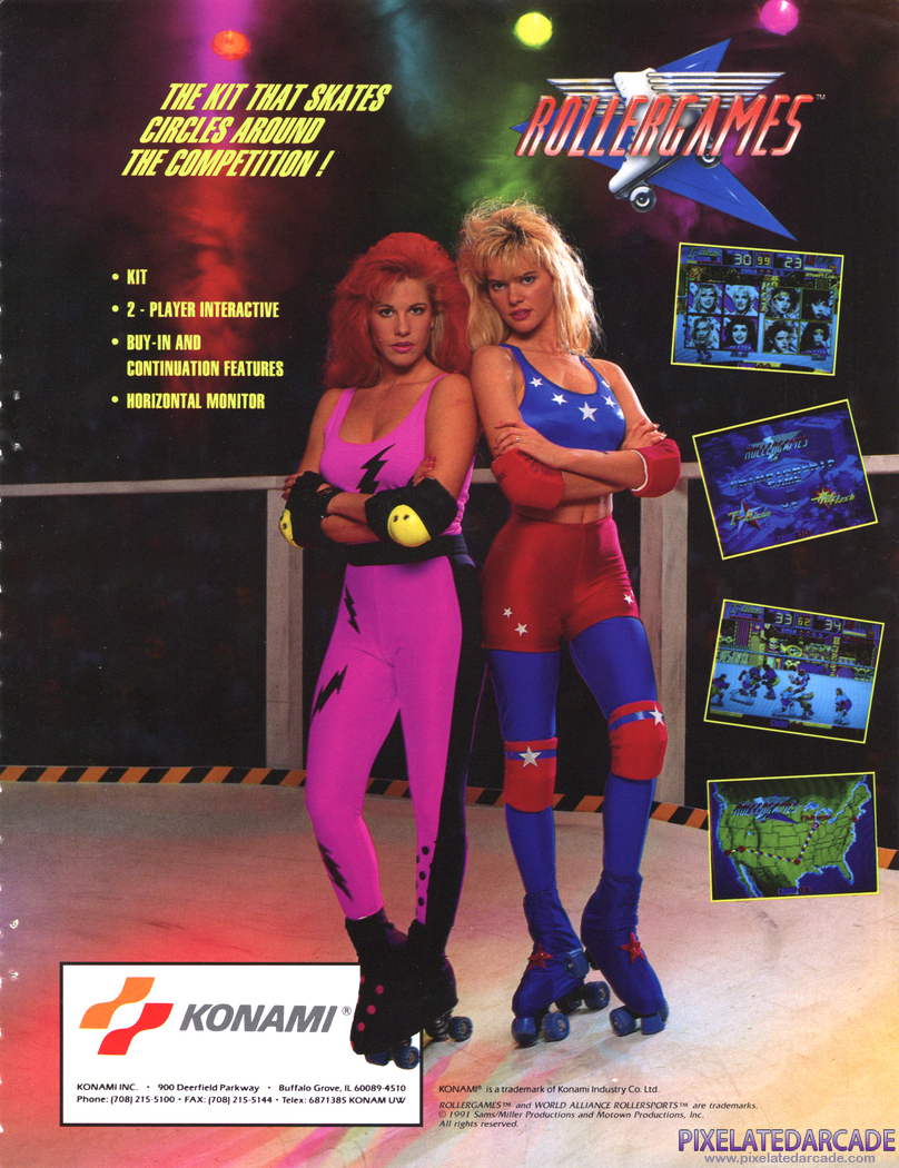 Rollergames Advertisement: Rollergames flyer - Front