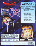 Mystery Castle flyer - Back