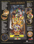 Game of Thrones Pro Model flyer - Back