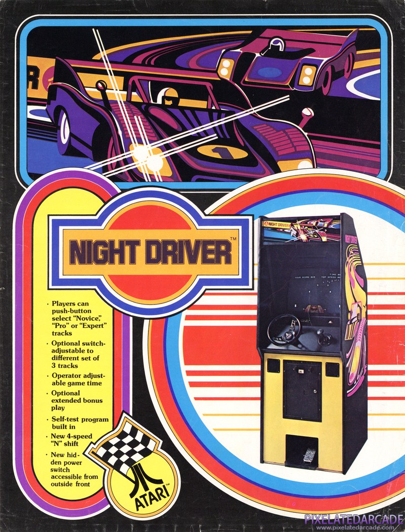 Night Driver Advertisement: Night Driver flyer - Front