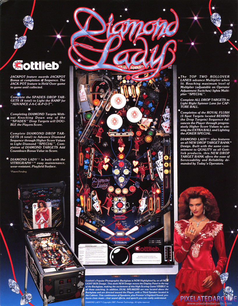 Diamond Lady Advertisement: Diamond Lady flyer - Back