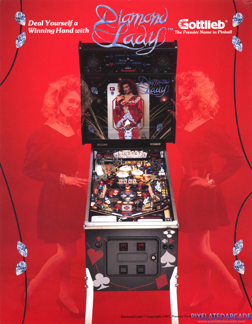 Diamond Lady Advertisement: Diamond Lady flyer - Front