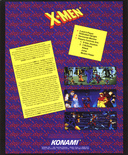 X-Men flyer - Back