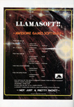 Llamasoft September 1983 magazine ad