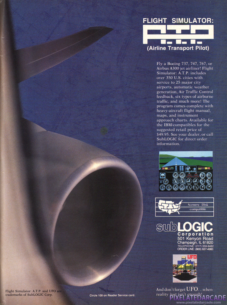 Flight Assignment: A.T.P. (Airline Transport Pilot) Advertisement: December 1989 magazine ad Flight Assignment: A.T.P. (Airline Transport Pilot) Advertisement: December 1989 magazine ad