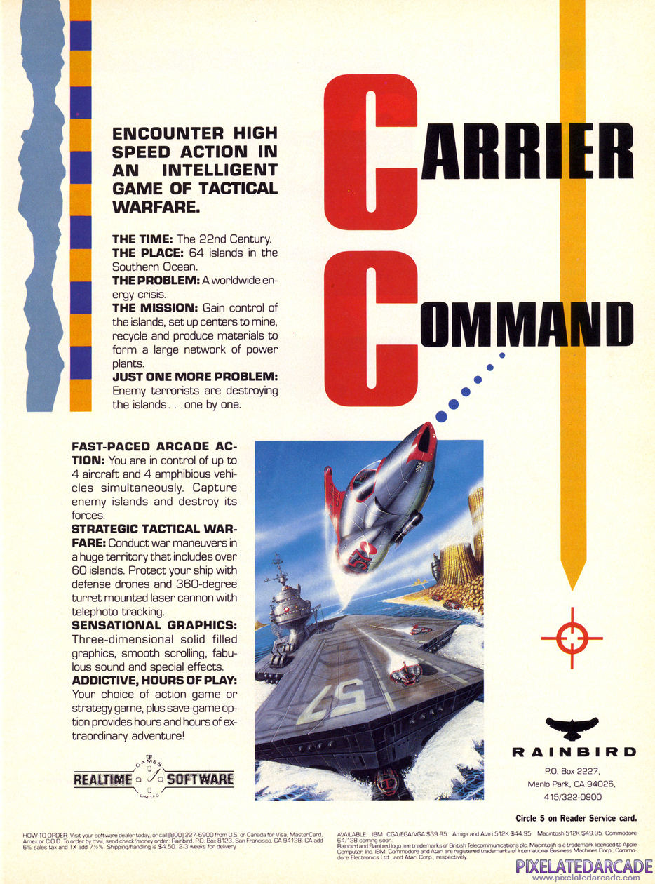 Carrier Command Advertisement: Fall 1988 magazine ad