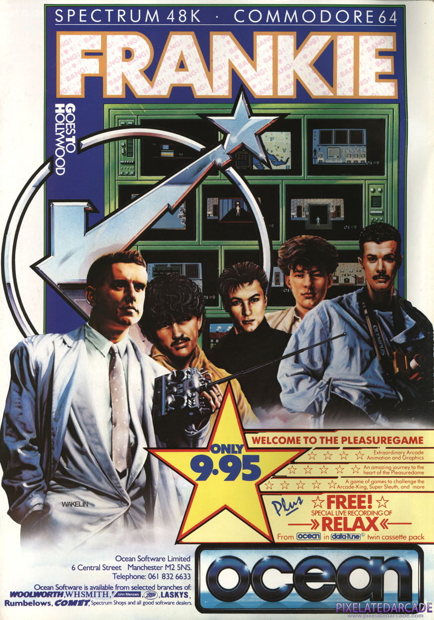 Frankie Goes to Hollywood Advertisement: August 1985 magazine ad