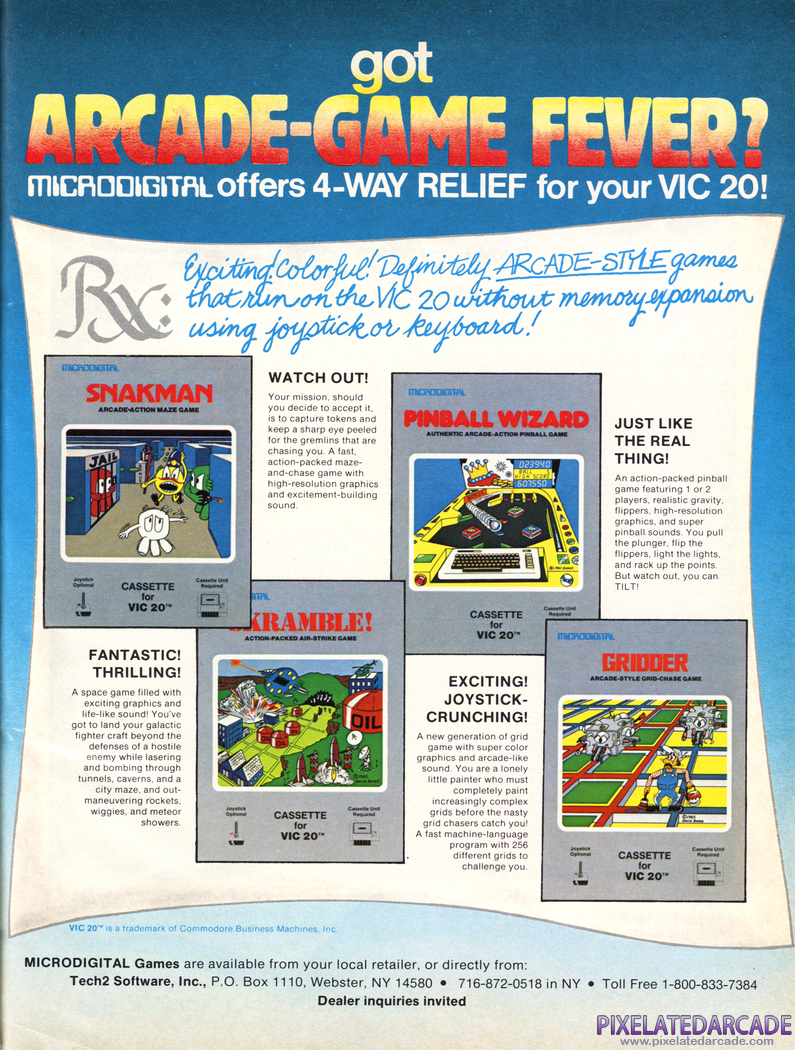 Gridder Advertisement: August 1983 magazine ad