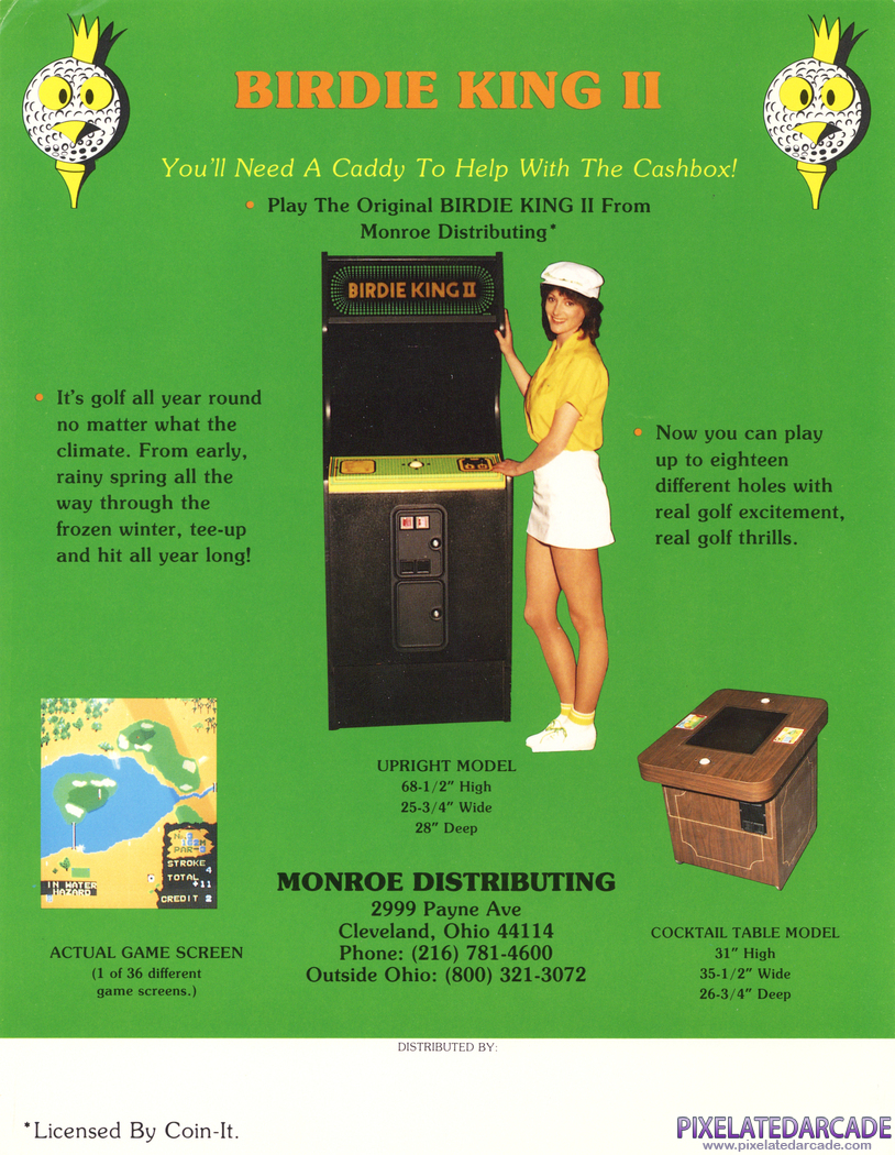 Birdie King II Advertisement: Birdie King II flyer