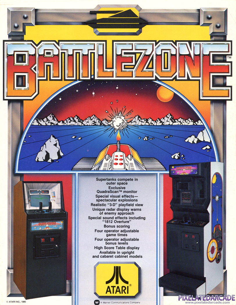 Battlezone Advertisement: Battlezone flyer - Front