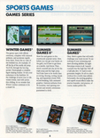 Summer Games in the Epyx product catalog