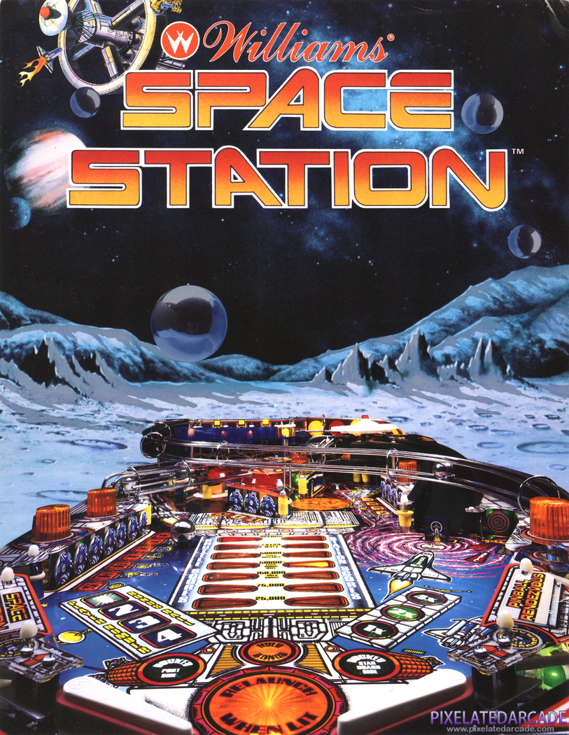 Space Station Advertisement: Space Station flyer - Front