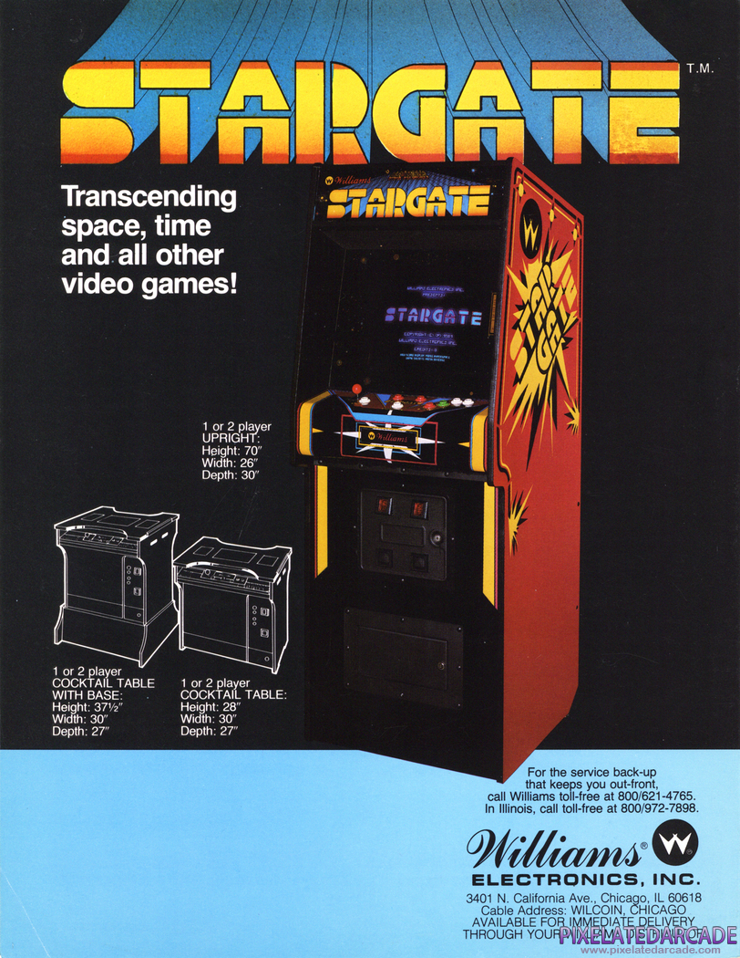 Stargate Advertisement: Stargate flyer - Back