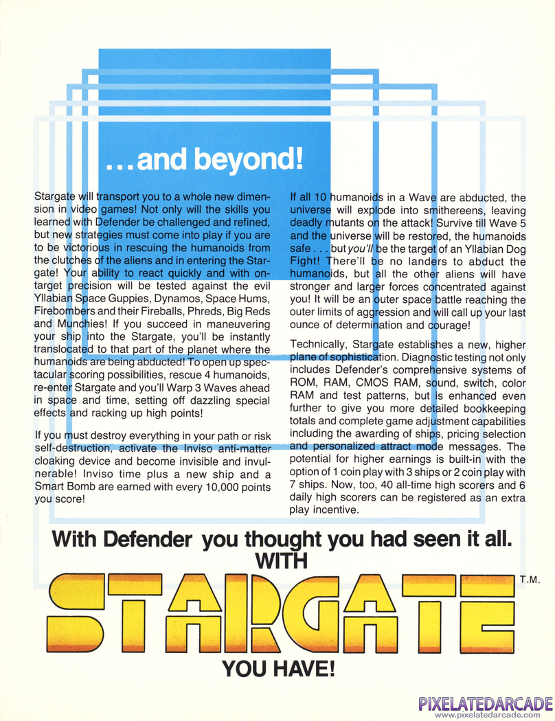 Stargate Advertisement: Stargate flyer - Inside Right