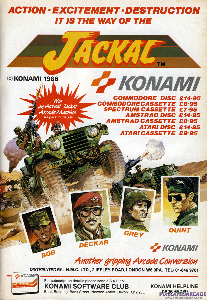 Jackal Advertisement: December 1987 magazine ad