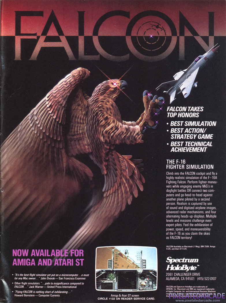 Falcon Advertisement: April 1989 magazine ad