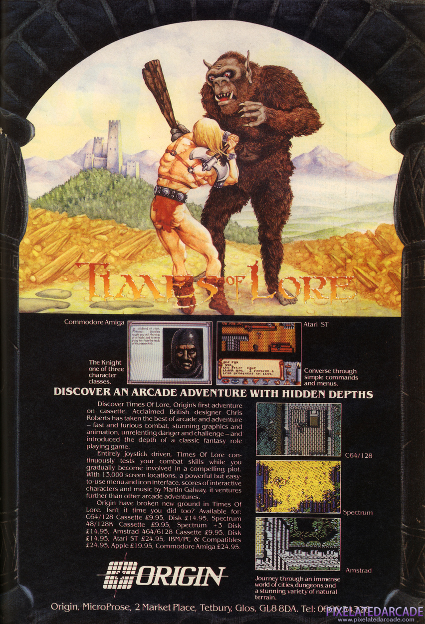 Times of Lore Advertisement: January 1989 magazine ad