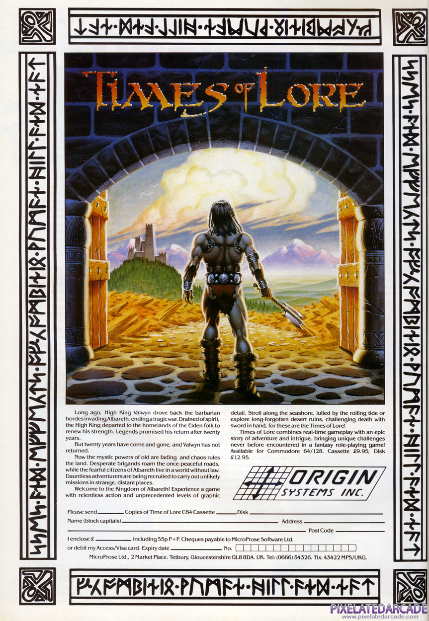 Times of Lore Advertisement: November 1988 magazine ad