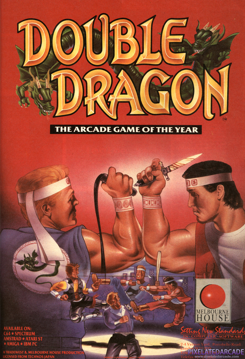 Double Dragon Advertisement: December 1988 magazine ad