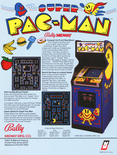 Super Pac-Man flyer - Back