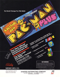 Pac-Man Plus flyer - Front