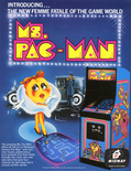 Ms. Pac-Man flyer - Front