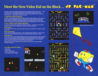 Jr. Pac-Man flyer - Back