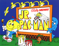 Jr. Pac-Man flyer - Front