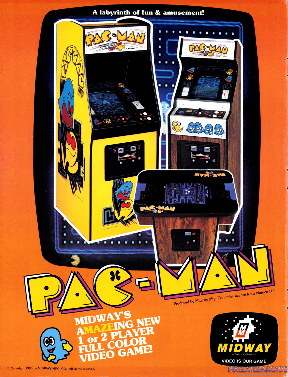 Pac-Man Advertisement: Pac-Man flyer