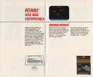 Atari 400/800 Demon Attack in the Imagic product catalog