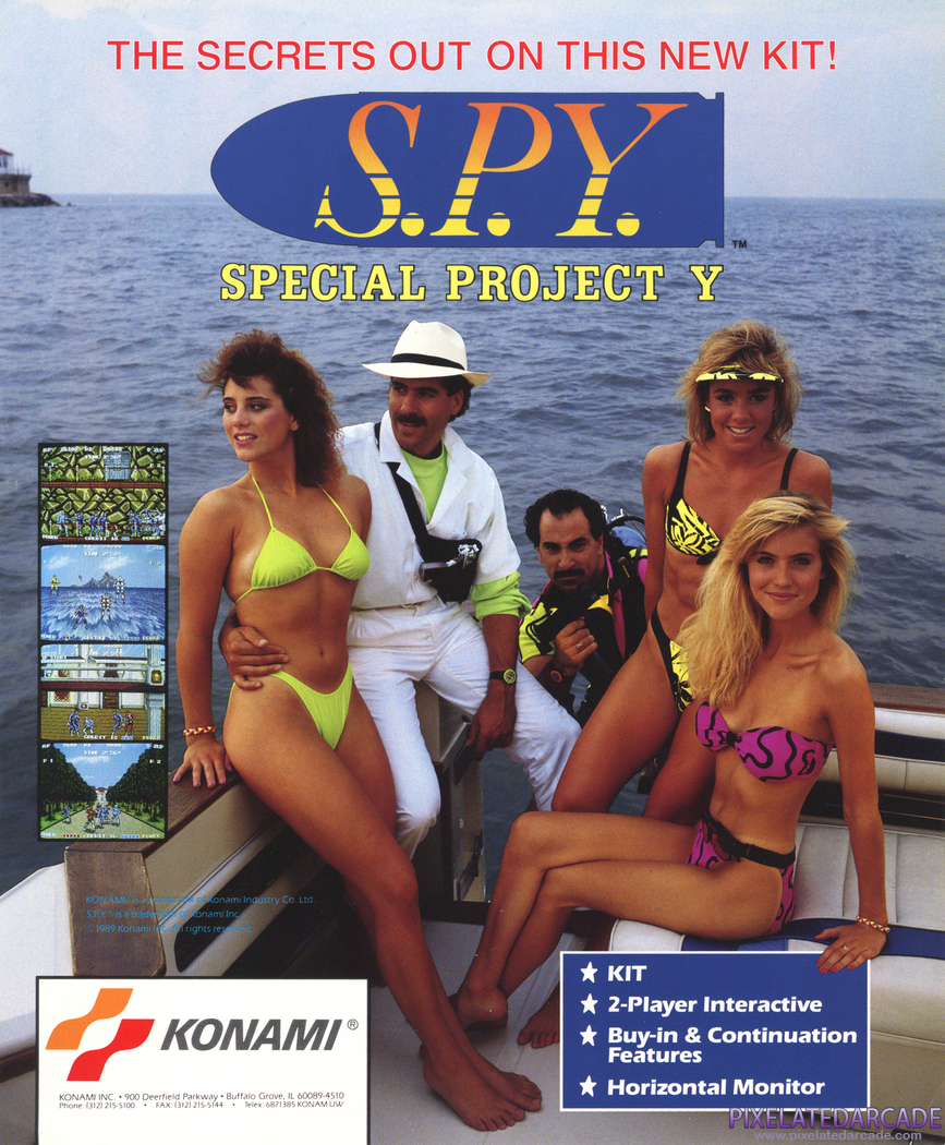 S.P.Y. Special Project Y Advertisement: S.P.Y. Special Project Y flyer - Front