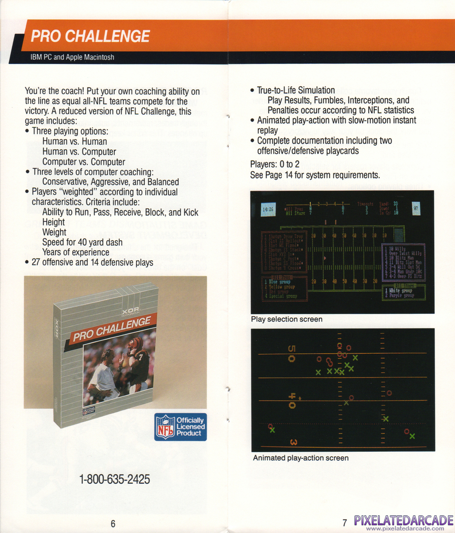 Pro Challenge Advertisement: Pro Challenge in the XOR Corporation product catalog