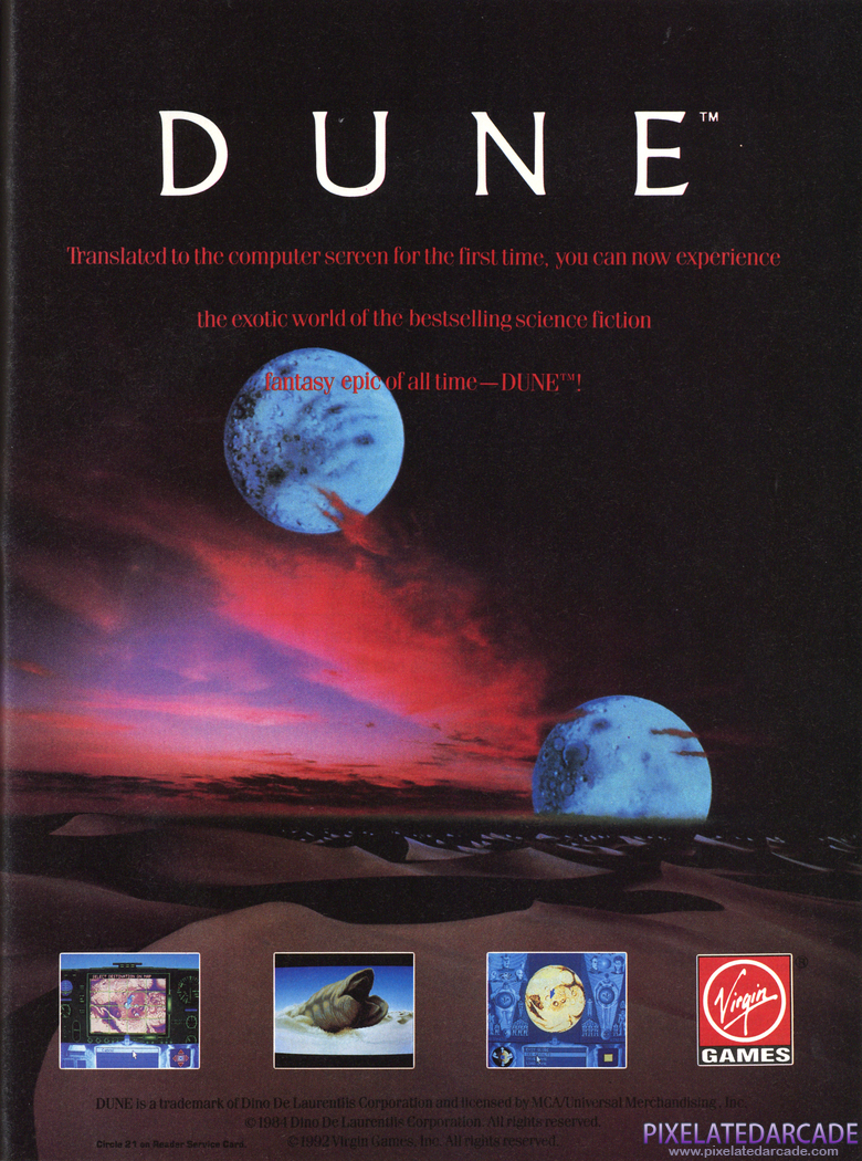 Dune Advertisement: April 1993 magazine ad