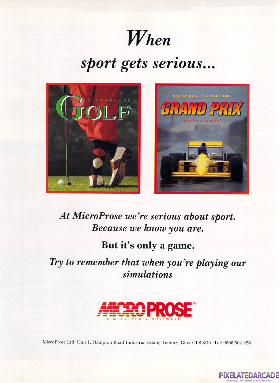 David Leadbetter's Greens Advertisement: April 1992 magazine ad