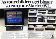 Atari 600XL December 1983 magazine ad