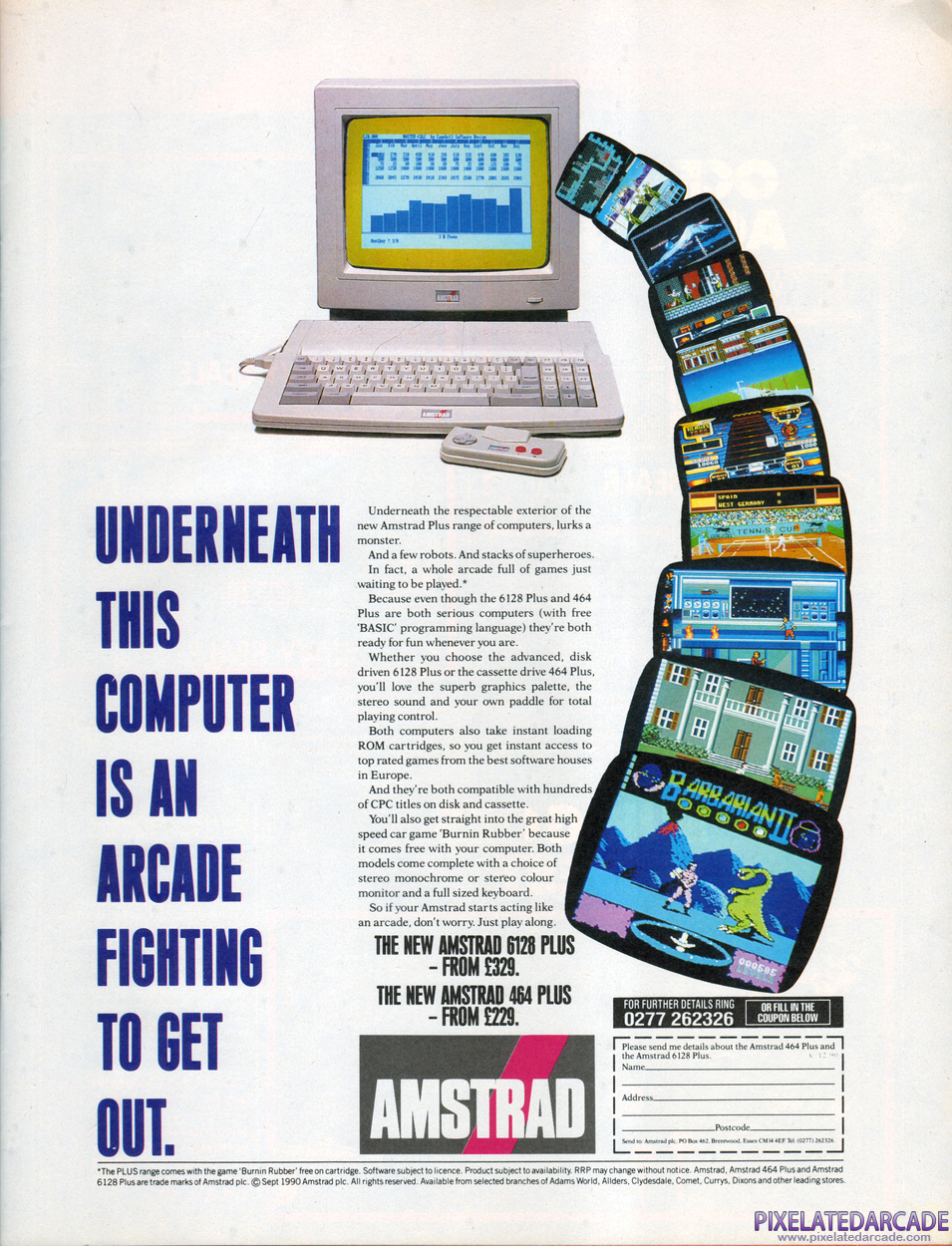Amstrad CPC Advertisement: December 1990 magazine ad