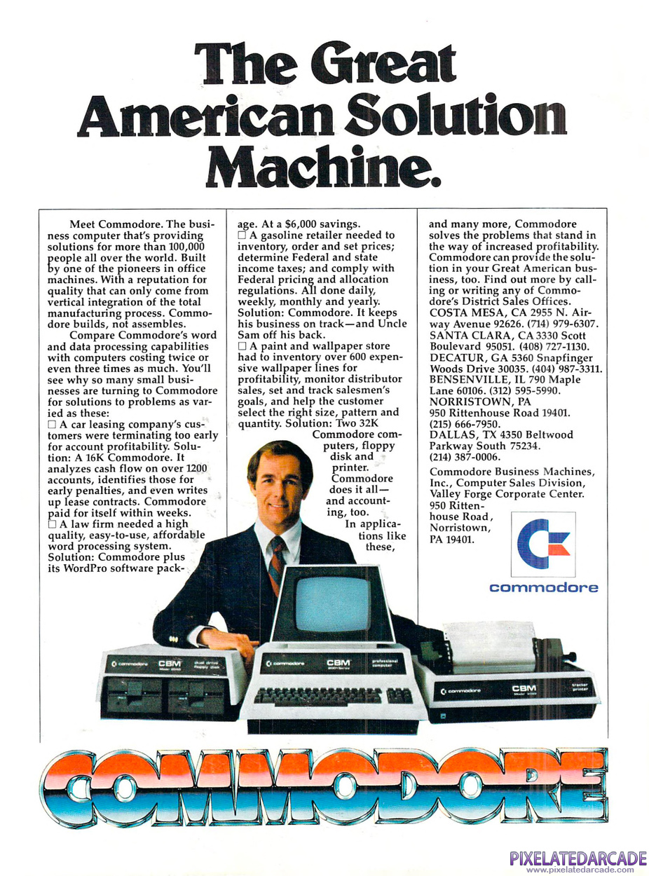 Commodore PET Advertisement: July 1980 magazine ad