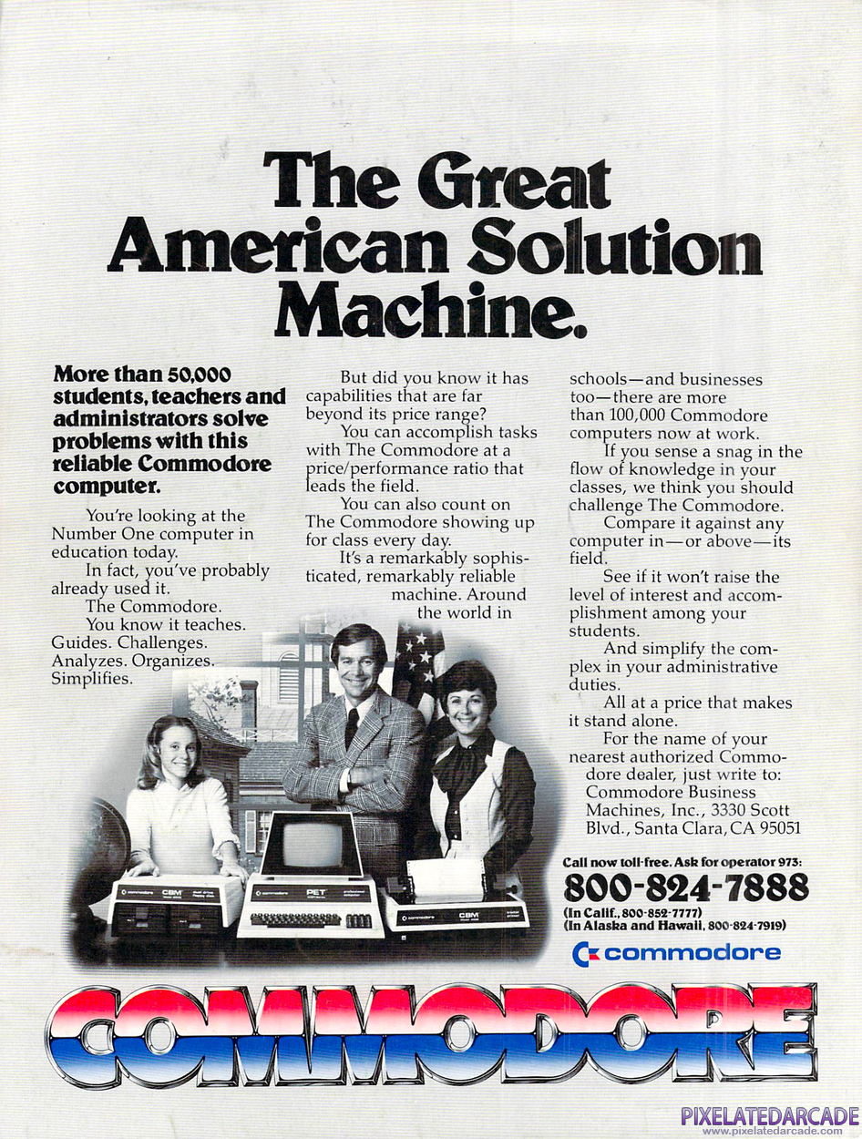 Commodore PET Advertisement: May 1980 magazine ad