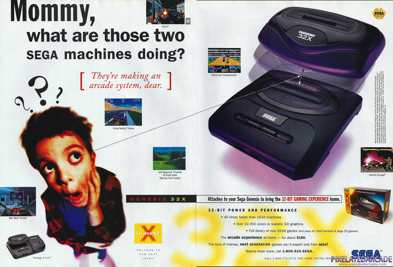 Sega 32X Advertisement: December 1994 magazine ad