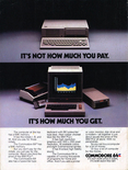 Commodore 1985 magazine ad