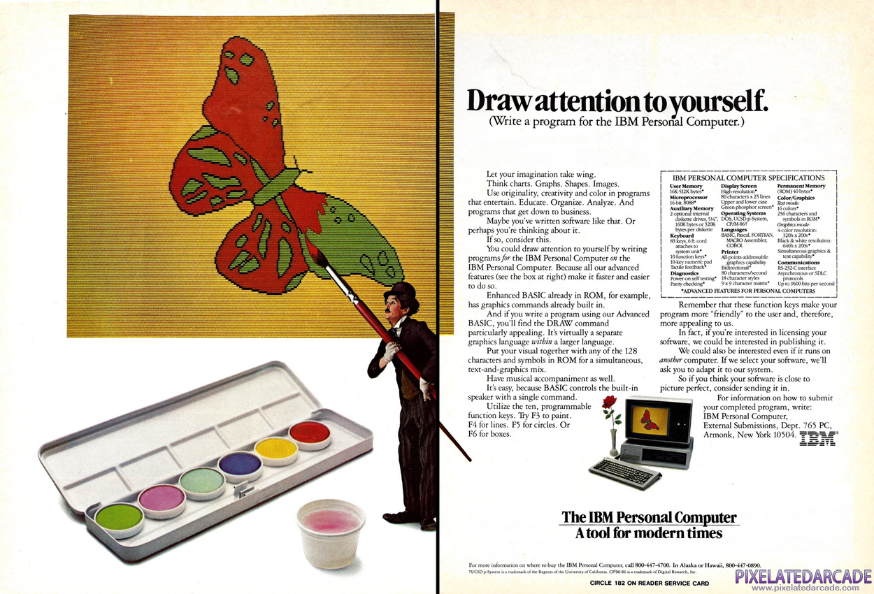IBM PC/Compatibles Advertisement: March 1983 magazine ad