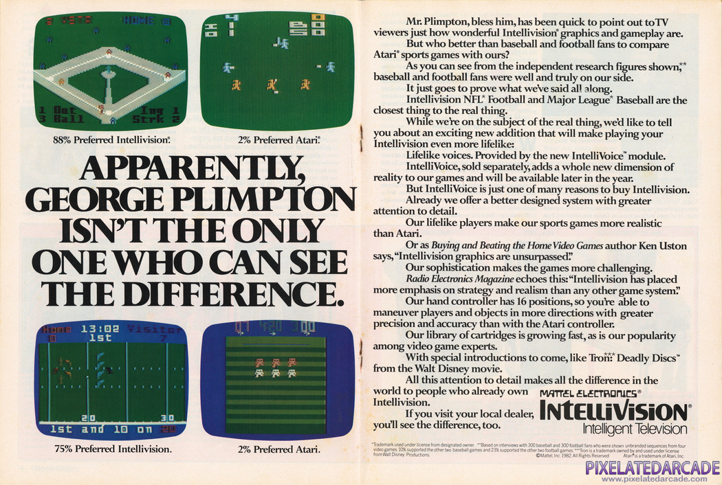 Intellivision Advertisement: December 1982 magazine ad