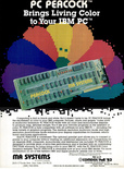 MA Systems PC Peacock CGA card - December 1983 magazine ad